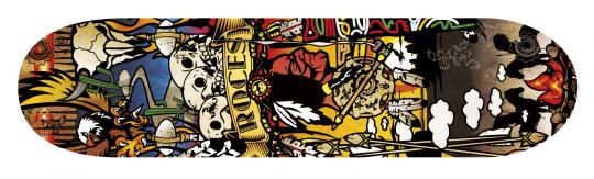 Roces Skateboard INDIAN 31"x 8" 